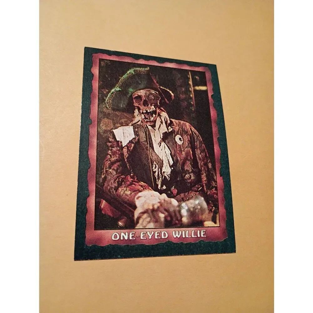 Vintage 1985 Warner Bros Topps Gum Goonies Trading Card #48 One Eyed Willie